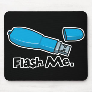 flash me flash drive design mouse mat