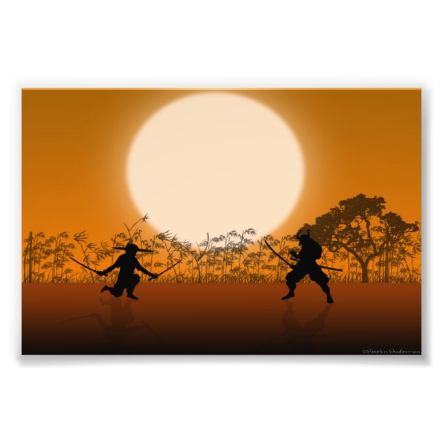 Flash of the Blades Photo Print (Front)