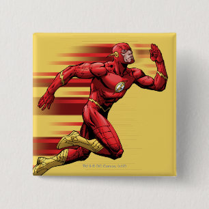 Flash Running 15 Cm Square Badge