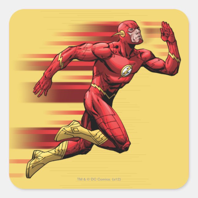 Flash Running Square Sticker (Front)