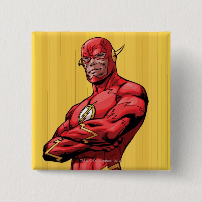 Flash Standing 15 Cm Square Badge (Front)