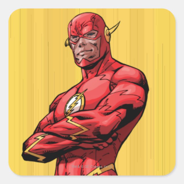 Flash Standing Square Sticker (Front)