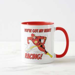 Flash - You've Got My Heart Racing Valentine Mug