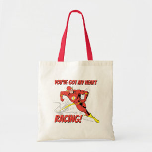 Flash - You've Got My Heart Racing Valentine Tote Bag
