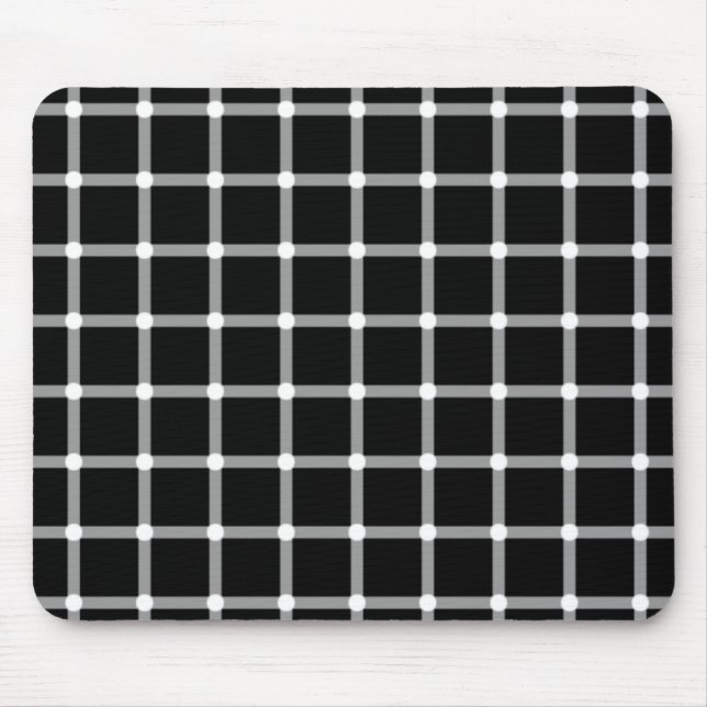 Flashing Dots Illusion Mouse Mat (Front)