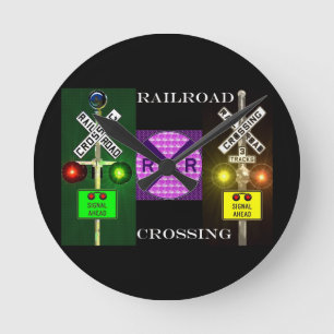 Flashing Railroad Clock