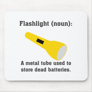 Flashlight definition funny t-shirts and more. mouse mat