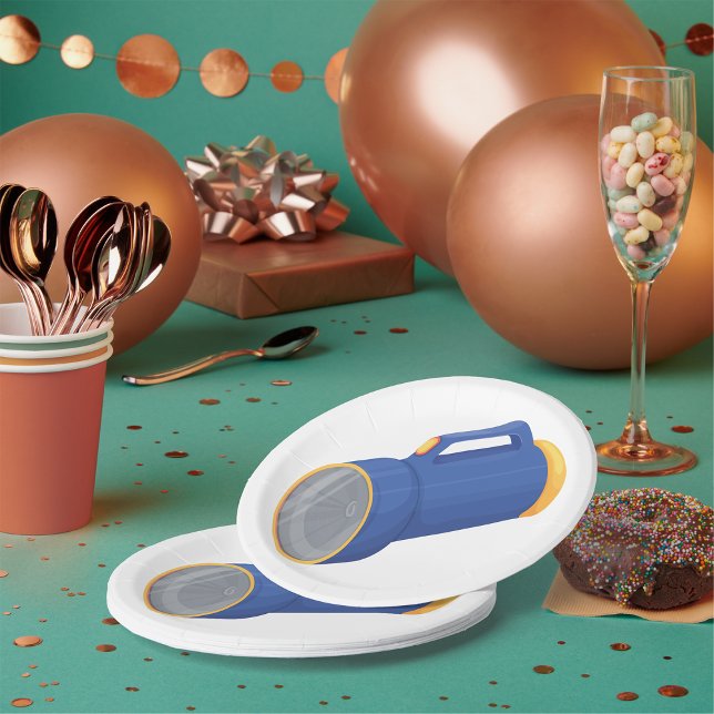 Flashlight Paper Plate (Creator Uploaded)