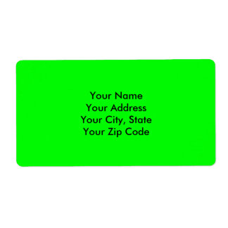 Flashy Bright Neon Green Accent Colour