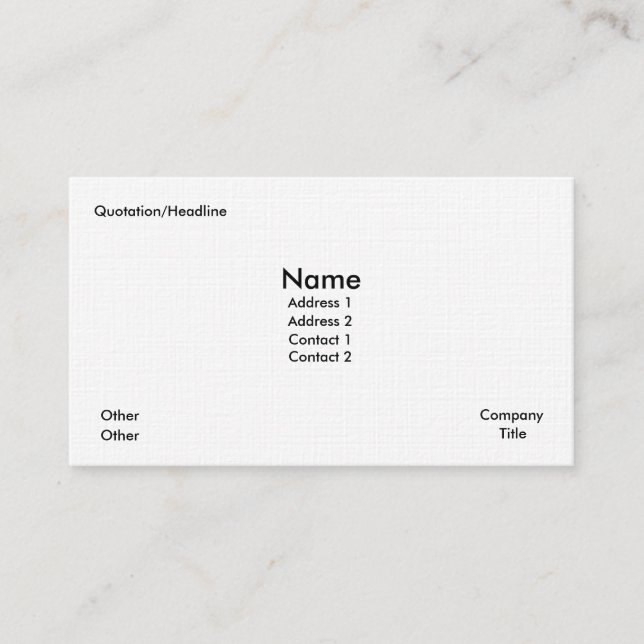 FLASHY BUSINESS & CALLING CARDS - NEW DETAIL (Front)