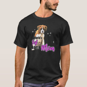 Flashy Fawn Boxer Dog Boxer Dog Mum T-Shirt
