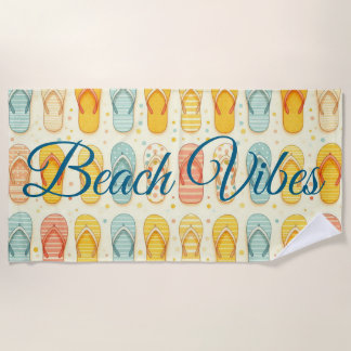 Flashy Flip-flops Beach Towel