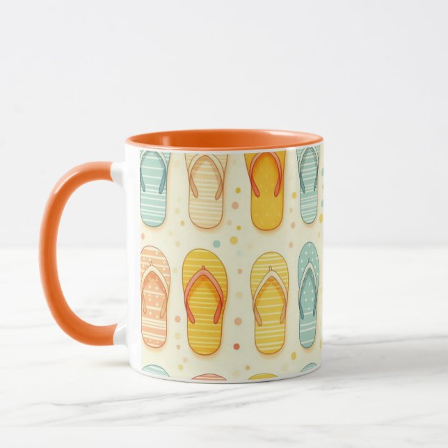 Flashy Flip-flops  Mug (Left)