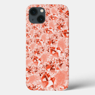 Flashy salmon to red with some bright and twisted iPhone 13 case