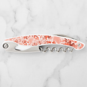 Flashy salmon to red with some bright and twisted corkscrew
