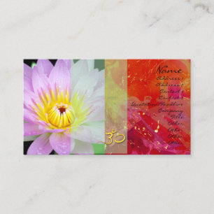 Flashy + trendy business cards holistic healers