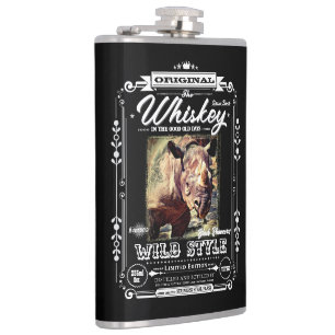 FLASK_Black Rhinoceros Hip Flask