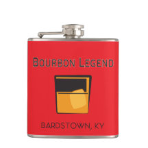 Flask - Bourbon Legend, Bardstown Kentucky