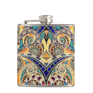 Flask Drawing Floral