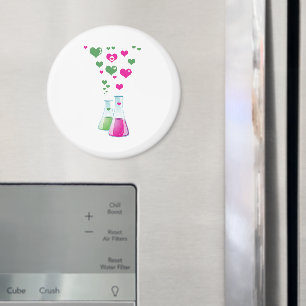 Flask, Erlenmeyer, Beaker, Chemistry, Laboratory Magnet