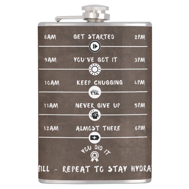 Flask Forward to Fun - Motivation to drink - funny (Front)