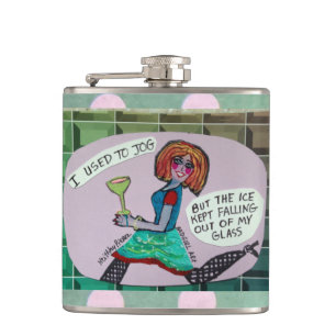 FLASK-I USED TO JOG, BUT THE ICE HIP FLASK