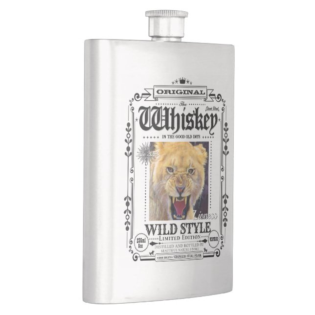 FLASK_Lioness Hip Flask (Right)