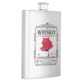 FLASK_Red Rose Hip Flask