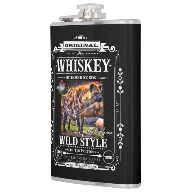 FLASK_Spotted Hyena Hip Flask (Left)