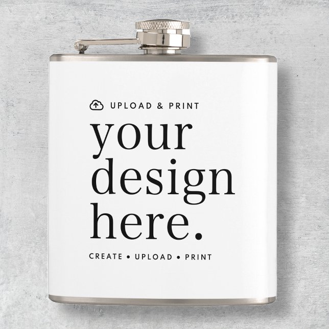 Flask Your Design Upload 6oz (Creator Uploaded)