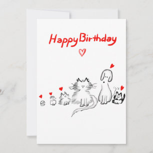 Flat 5x7 Birthday Card