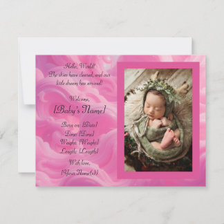 Flat Announcement Card