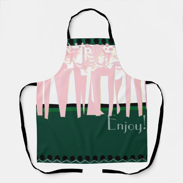 Flat ART DECO  Apron (Front)