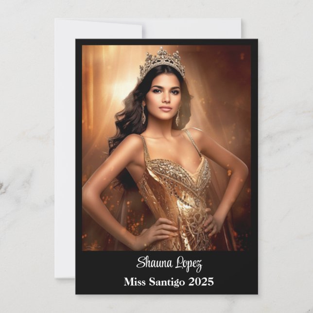 Flat Autograph Card (Front)