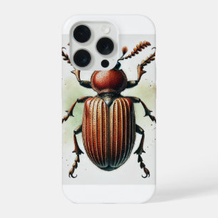 Flat bark beetle 180924IREF224 - Watercolor iPhone 15 Pro Case