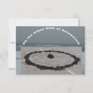 Flat Beach Maze Card