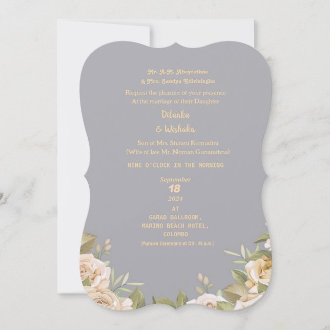 Flat Card (Front)