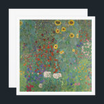 FLAT CARD : GUSTAV KLIMT : FARM GARDEN<br><div class="desc">FLAT CARD : GUSTAV KLIMT : FARM GARDEN</div>
