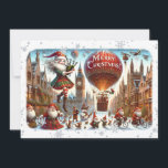 Flat Card Merry Christmas 020(ElfSanta)<br><div class="desc">Flat Card Merry Christmas</div>