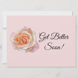 Flat Card Pink Get Better Soon