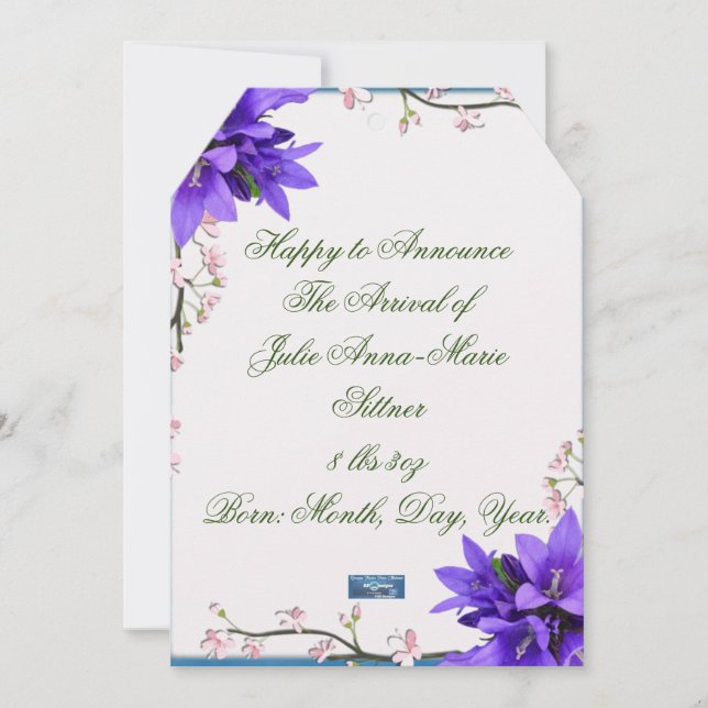 Flat Cards 7 (PurpleBlossoms) RFPMDesigns ©️2024 (Front)
