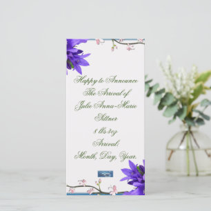 Flat Cards 8 (PurpleBlossoms) RFPMDesigns ©️2024