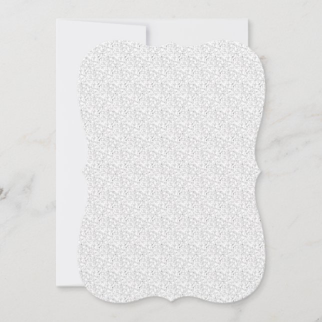 Flat Cards | Elegant Scalloped Stationery (Front)