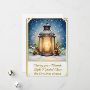 Flat Christmas Greeting Card