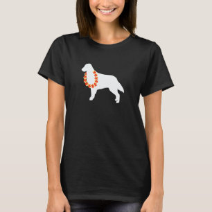 Flat Coated Retriever Aloha Hawaiian Lei Dog T-Shirt