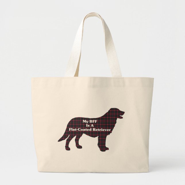 Flat-Coated Retriever BFF Tote Bag (Front)