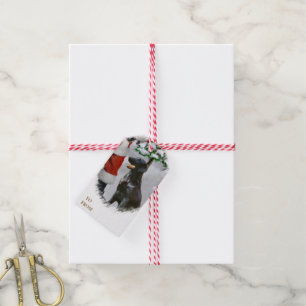 Flat-Coated Retriever Christmas Gift Tags