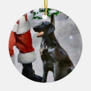 Flat-Coated Retriever Christmas Gifts Ornament