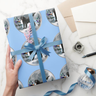 Flat-Coated Retriever Christmas Wrapping Paper