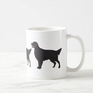Flat-Coated Retriever Dog Breed Illustration Coffee Mug
